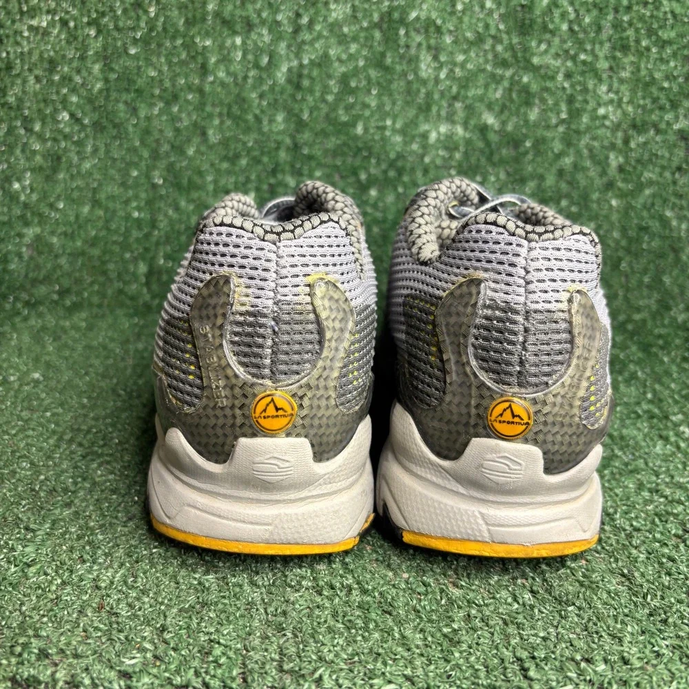 La Sportiva Wild Cat Mesh Impact Brake Trail Running Shoes Grey Yellow Women 9.5